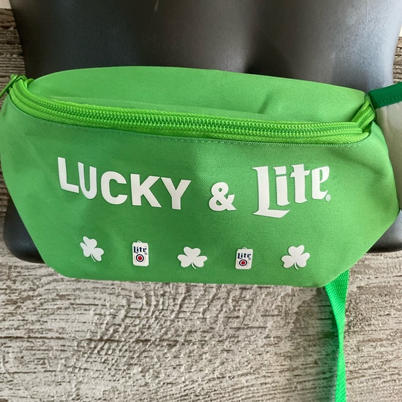 Lite Lucky & Lite fanny pack/belt bag with beer caddy - Picture 2 of 7